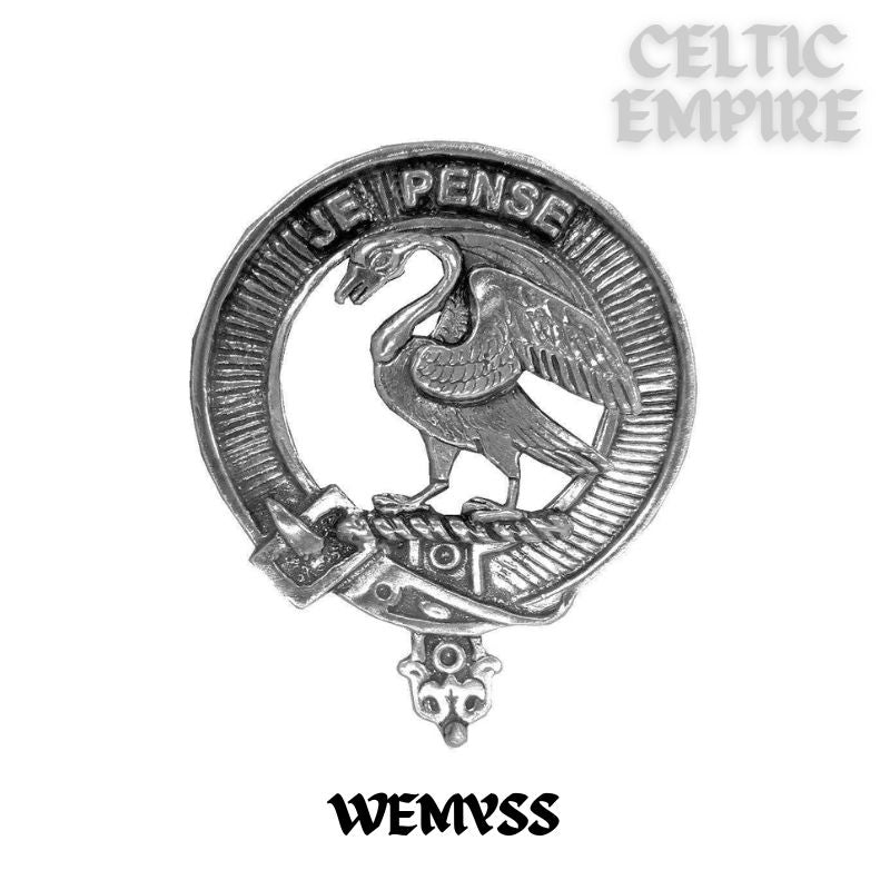 Wemyss Family Clan Crest Luckenbooth Brooch or Pendant