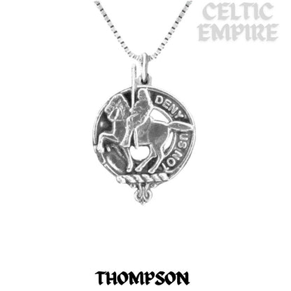 Thompson Family Clan Crest Scottish Pendant
