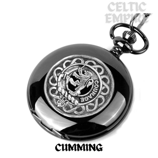 Cumming Scottish Family Clan Crest Pocket Watch