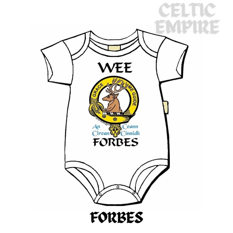 Forbes Scottish Family Clan Crest Baby Jumper