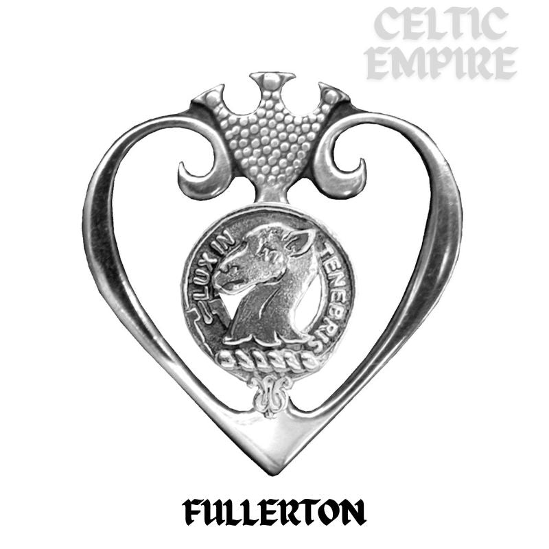 Fullerton Family Clan Crest Luckenbooth Brooch or Pendant