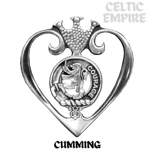 Cumming Family Clan Crest Luckenbooth Brooch or Pendant