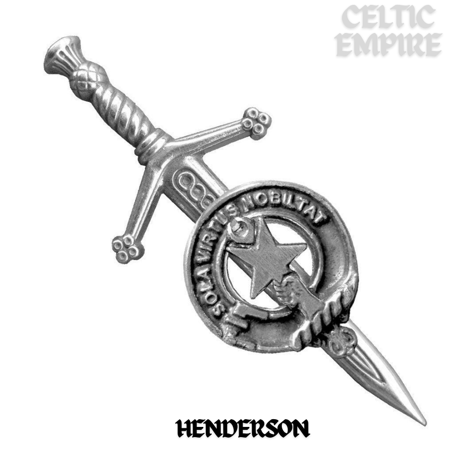 Henderson Scottish Small Family Clan Kilt Pin