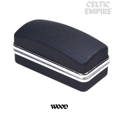 Wood Family Clan Crest Scottish Cufflinks; Pewter, Sterling Silver and Karat Gold