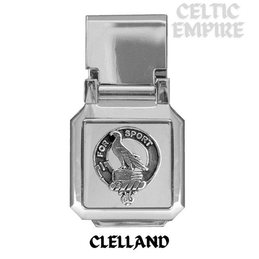 Clelland Scottish Family Clan Crest Money Clip