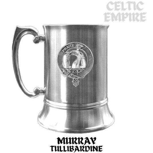 Murray (Tullibardine) Scottish Family Clan Crest Badge Tankard
