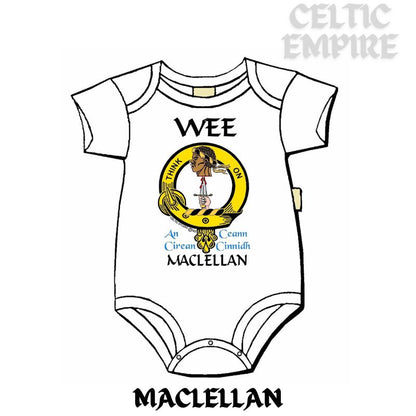 MacLellan Scottish Family Clan Crest Baby Jumper