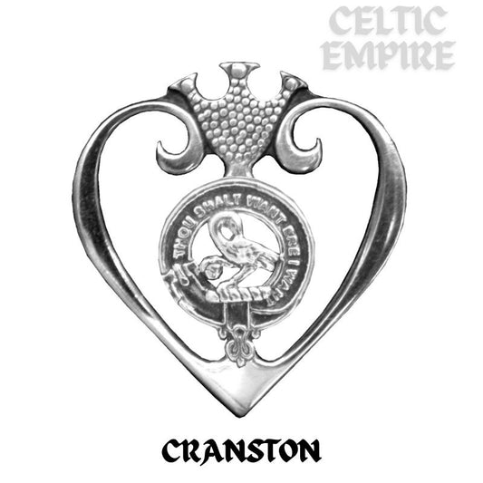 Cranston Family Clan Crest Luckenbooth Brooch or Pendant