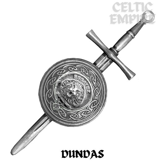 Dundas Scottish Family Clan Dirk Shield Kilt Pin