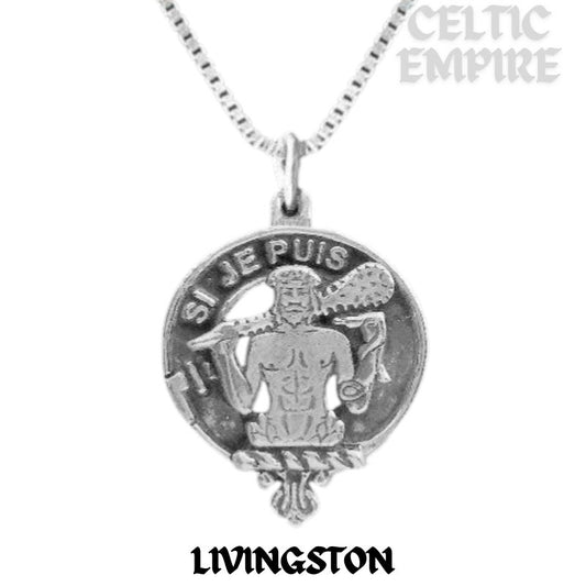 Livingston Family Clan Crest Scottish Pendant