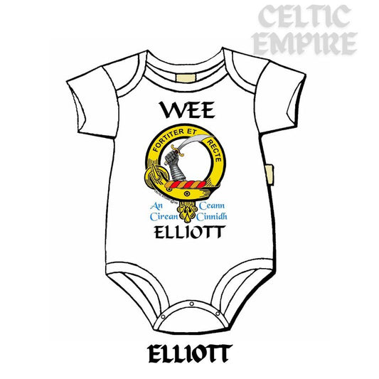 Elliott Scottish Family Clan Crest Baby Jumper