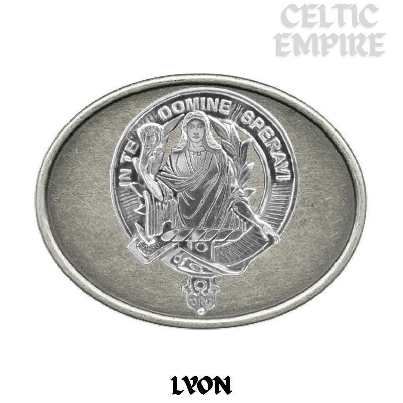 Lyon Family Clan Crest Regular Buckle
