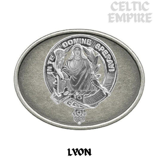 Lyon Family Clan Crest Regular Buckle