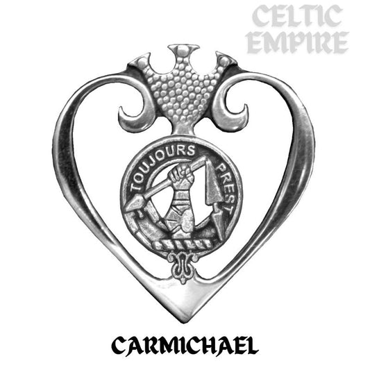 Carmichael Family Clan Crest Luckenbooth Brooch Or Pendant