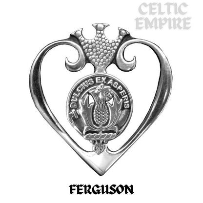 Ferguson Family Clan Crest Luckenbooth Brooch or Pendant