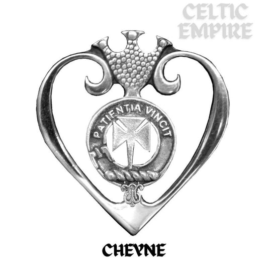 Cheyne Family Clan Crest Luckenbooth Brooch or Pendant