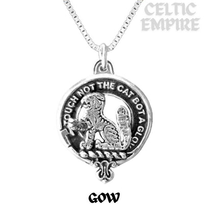 Gow Family Clan Crest Scottish Pendant