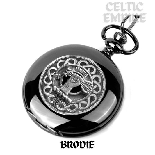 Brodie Scottish Family Clan Crest Pocket Watch