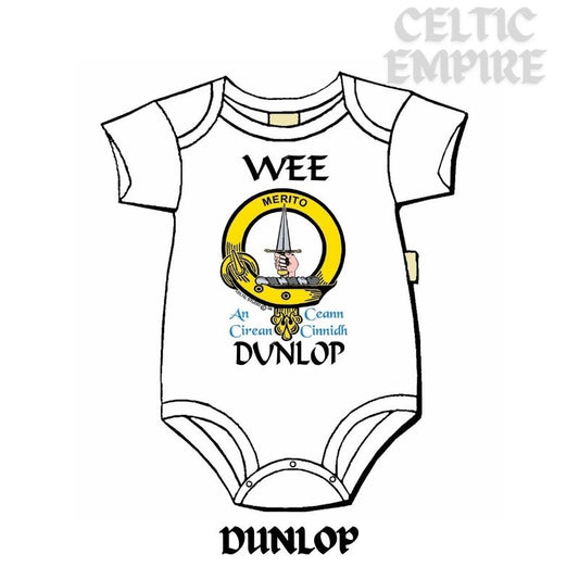 Dunlop Scottish Family Clan Crest Baby Jumper