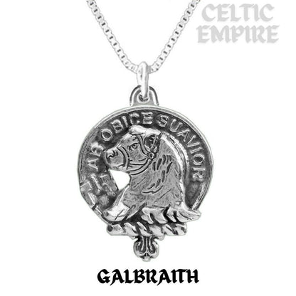 Galbraith Family Clan Crest Scottish Pendant