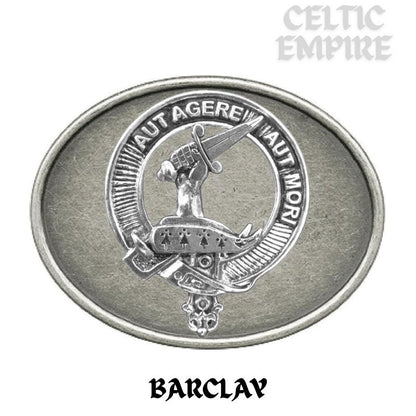 Barclay Family Clan Crest Regular Buckle