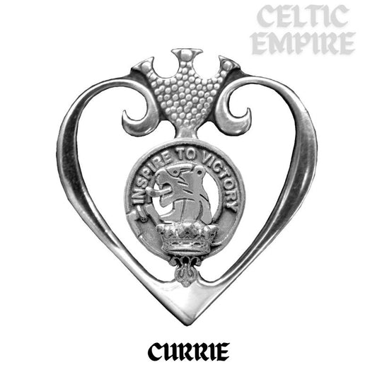 Currie Family Clan Crest Luckenbooth Brooch or Pendant