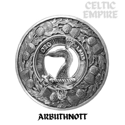 Arbuthnott Family Clan Badge Scottish Plaid Brooch