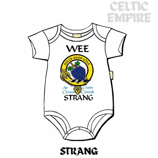 Strang Scottish Family Clan Crest Baby Jumper