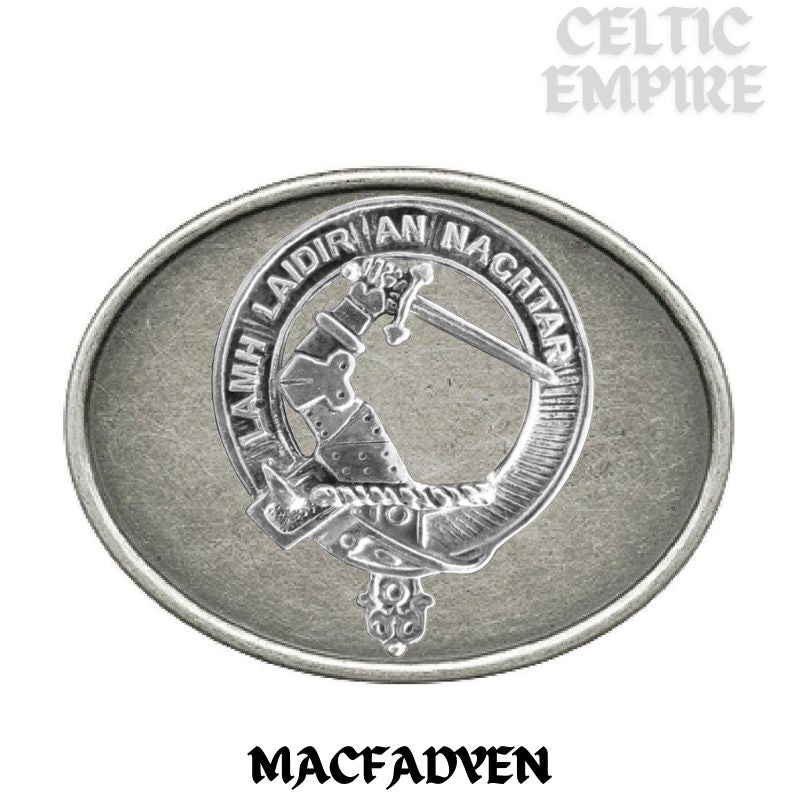 MacFadden Family Clan Crest Regular Buckle