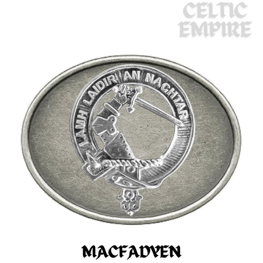 MacFadden Family Clan Crest Regular Buckle