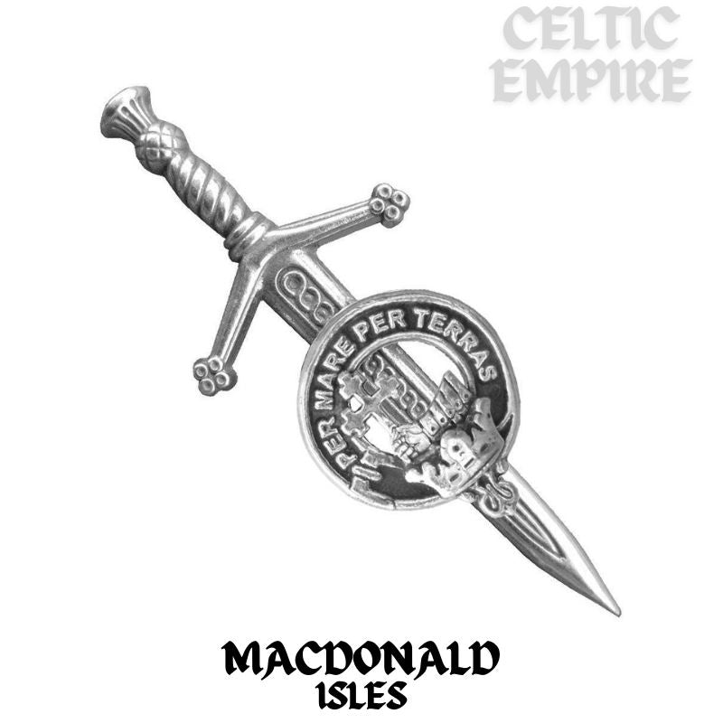 MacDonald Isles Scottish Small Family Clan Kilt Pin