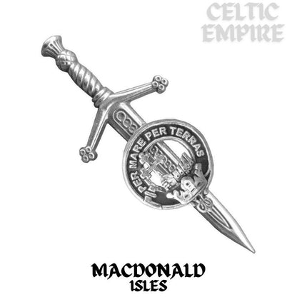 MacDonald Isles Scottish Small Family Clan Kilt Pin