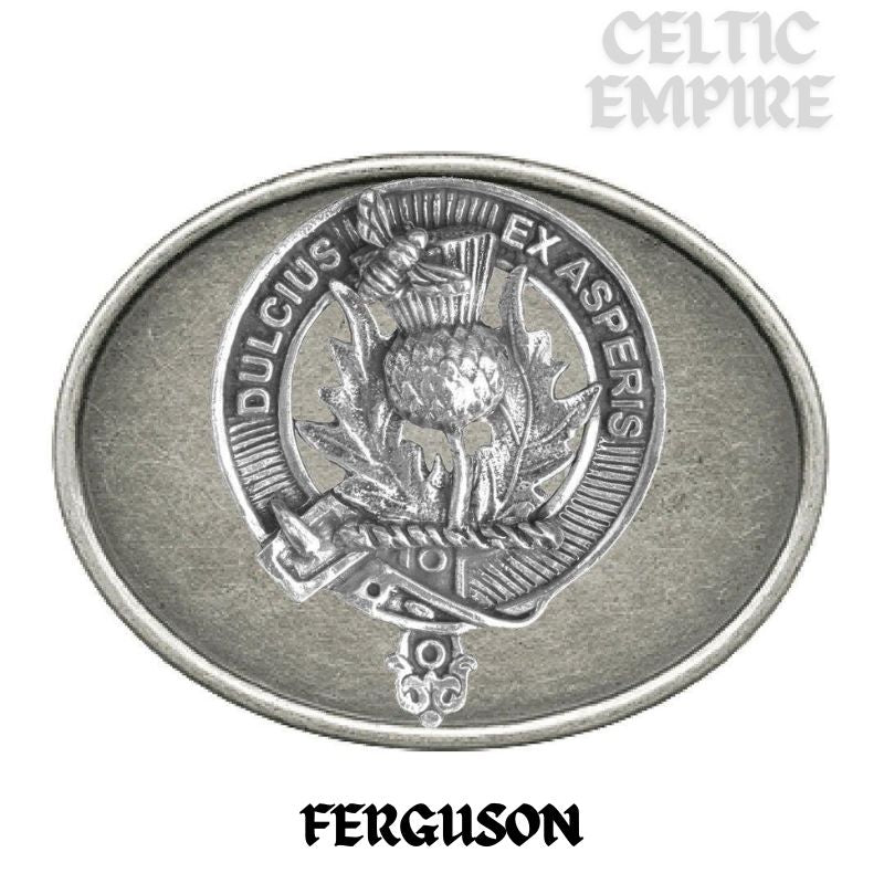 Ferguson Family Clan Crest Regular Buckle ~ All Clans