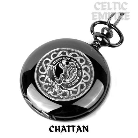 Chattan Scottish Family Clan Crest Pocket Watch