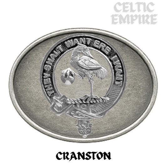 Cranston Family Clan Crest Regular Buckle