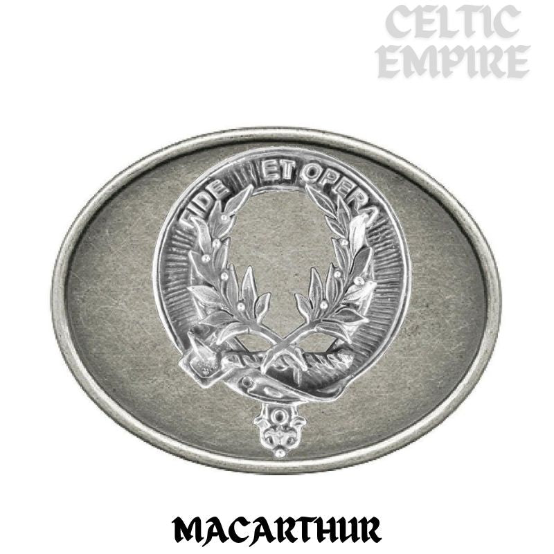 MacArthur Family Clan Crest Regular Buckle