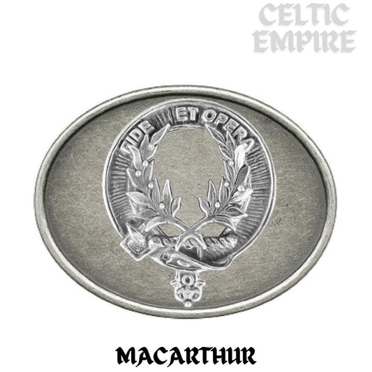 MacArthur Family Clan Crest Regular Buckle