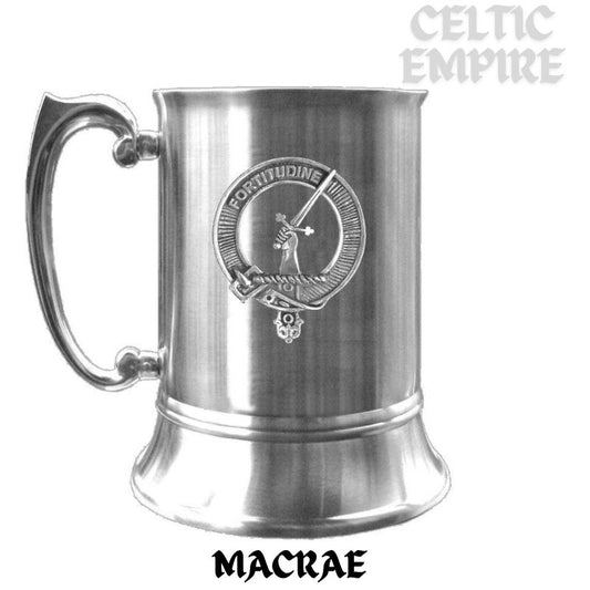 MacRae Scottish Family Clan Crest Badge Tankard