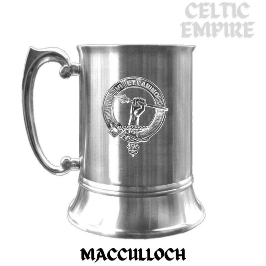 MacCulloch Scottish Family Clan Crest Badge Tankard
