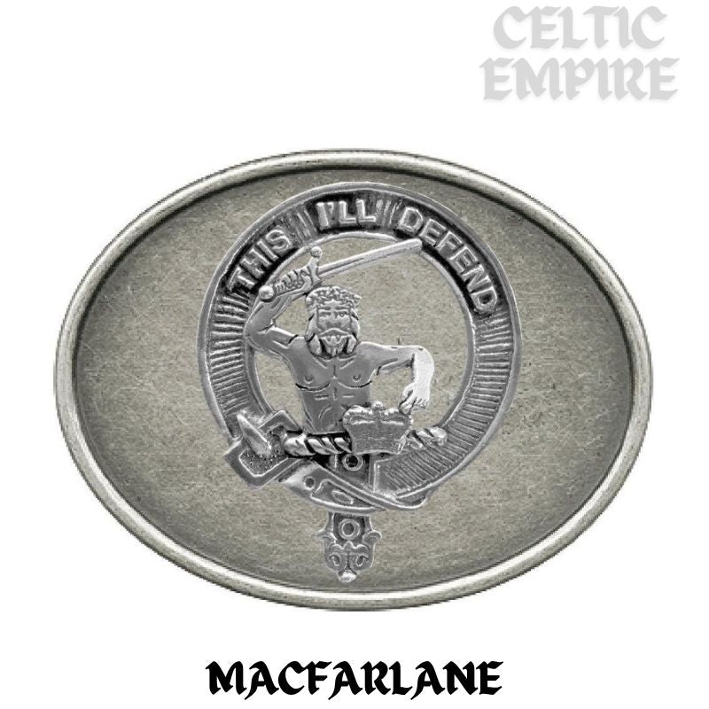 MacFarlane Family Clan Crest Regular Buckle