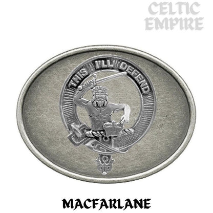 MacFarlane Family Clan Crest Regular Buckle