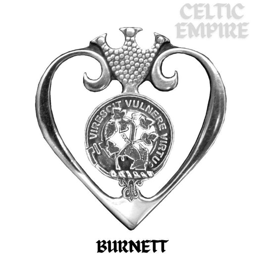 Burnett Family Clan Crest Luckenbooth Brooch or Pendant