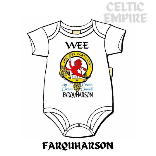 Farquharson Scottish Family Clan Crest Baby Jumper