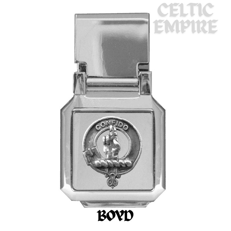 Boyd  Scottish Family Clan Crest Money Clip