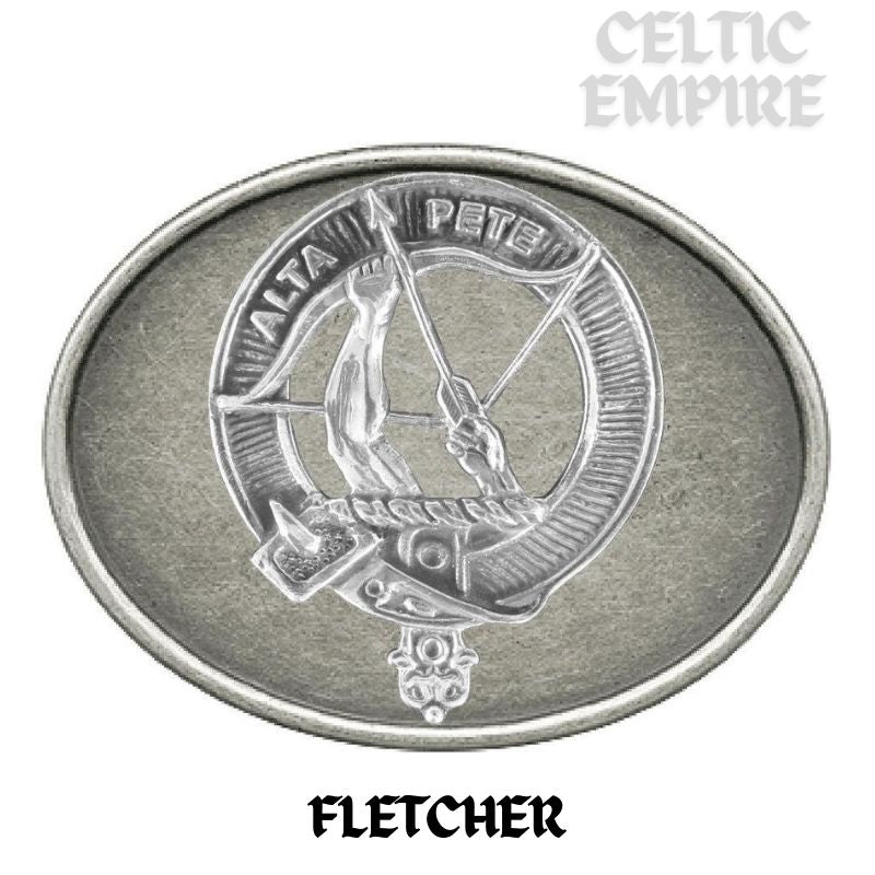 Fletcher Family Clan Crest Regular Buckle ~ All Family Clans