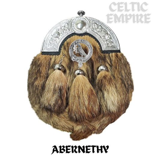 Abernethy Scottish Family Clan Crest Badge Dress Fur Sporran