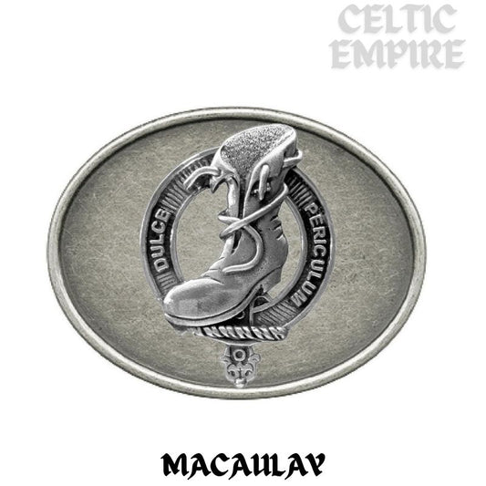 MacAulay Family Clan Crest Regular Buckle