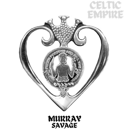 Murray Savage Family Clan Crest Luckenbooth Brooch or Pendant