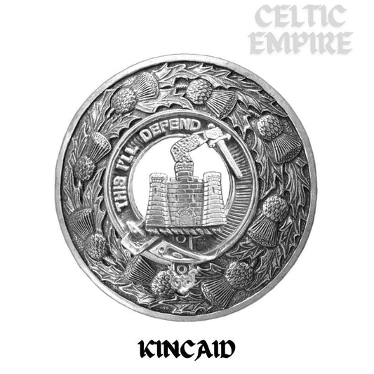 Kincaid Family Clan Badge Scottish Plaid Brooch