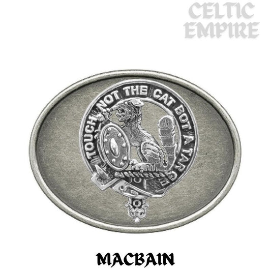 MacBain Family Clan Crest Regular Buckle
